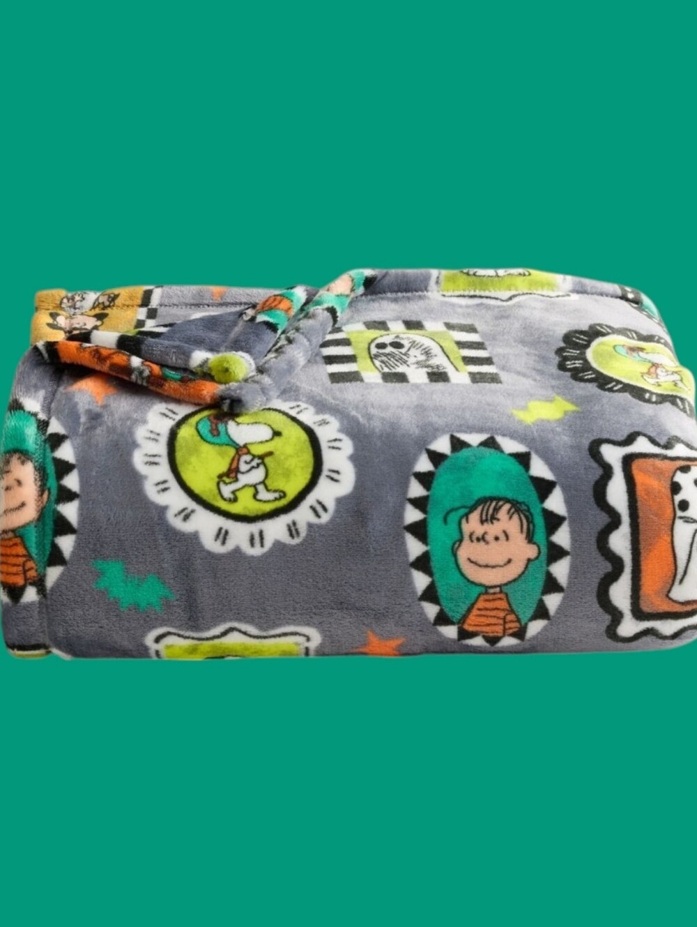 Peanuts Halloween Throw Velvet Soft Oversized New